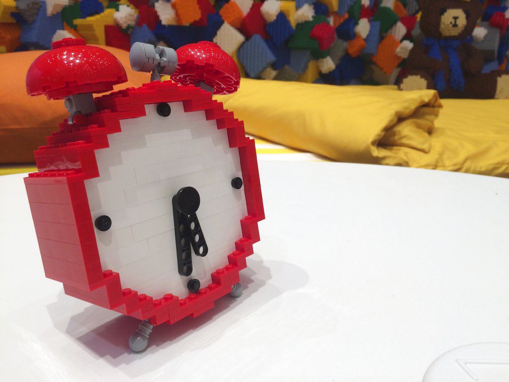 Lego alarm clock